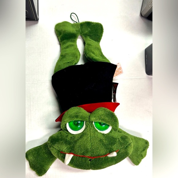 Russ Berrie Frogula Animated Light Up Door Hanger With Tags Working Tested Rare - Picture 1 of 4